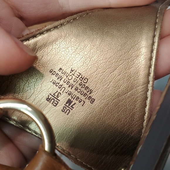 Sam Edelman Womens Greta Hoddle T strap Leather Flats Sandals shoes sz 7M - Picture 10 of 10